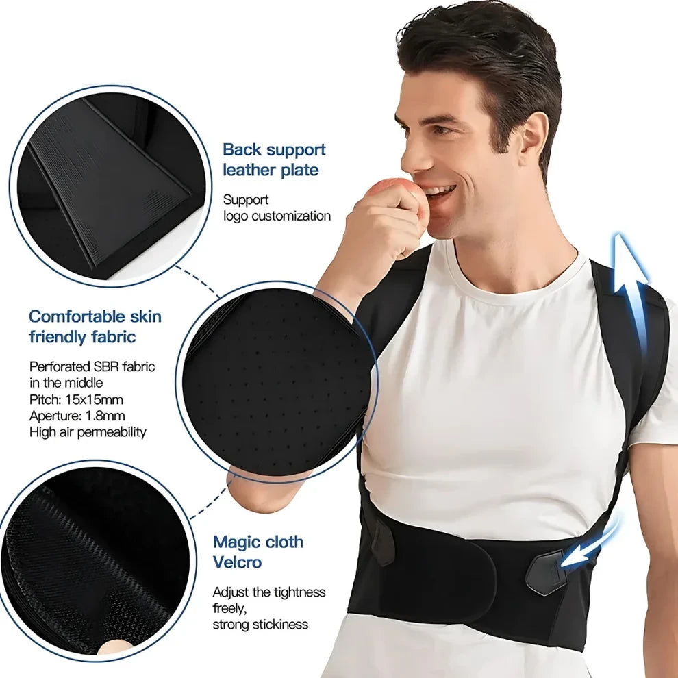 🔥 PREMIUM POSTURE CORRECTOR – STAND TALLER, FEEL BETTER