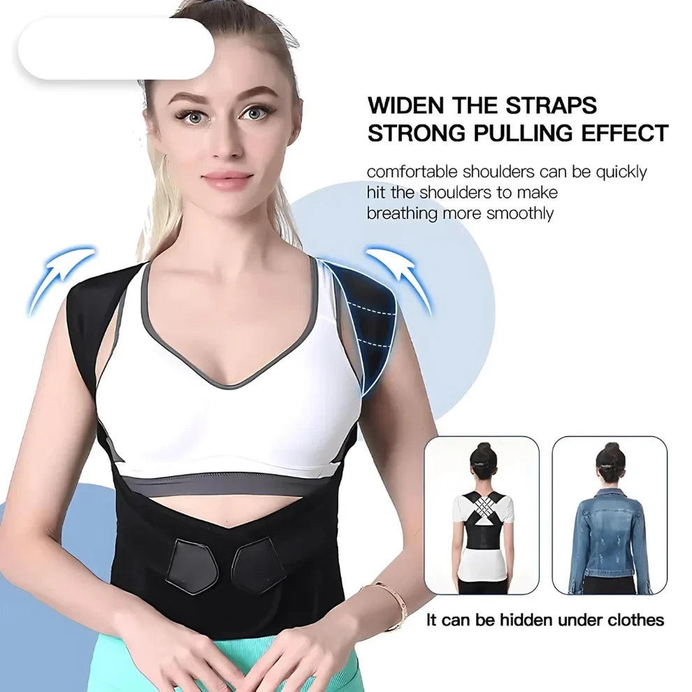 🔥 PREMIUM POSTURE CORRECTOR – STAND TALLER, FEEL BETTER