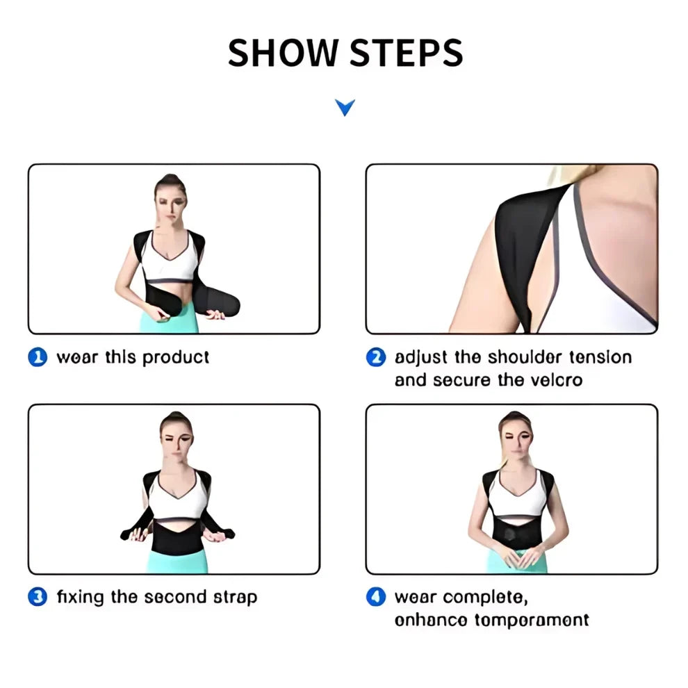 🔥 PREMIUM POSTURE CORRECTOR – STAND TALLER, FEEL BETTER