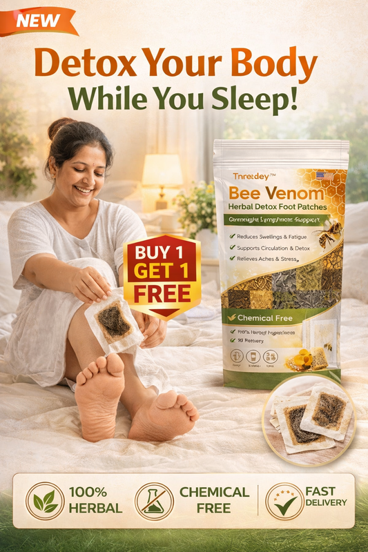 BEE VENOM DETOX AND SLIM FOOT PATCHES 🐝🌿👣  BUY 1 GET 1 FREE 🔥