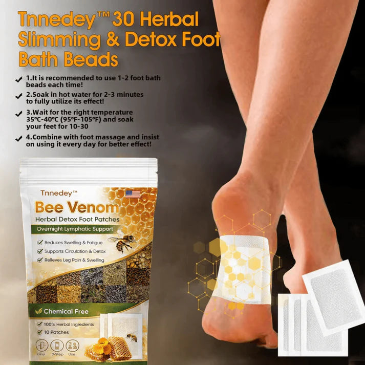 BEE VENOM DETOX AND SLIM FOOT PATCHES 🐝🌿👣  BUY 1 GET 1 FREE 🔥